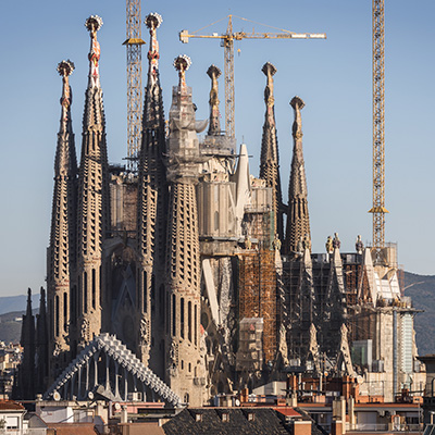 La Sagrada Familia Basilica in Barcelona