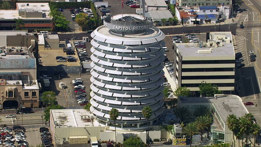 The Capitol Records Building.World's First Circular Office Building
